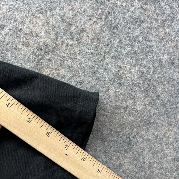 Harley Davidson Shirt Men Medium Black Blue Biker Tee Motorcycle Crewneck 2018 - Picture 4 of 13